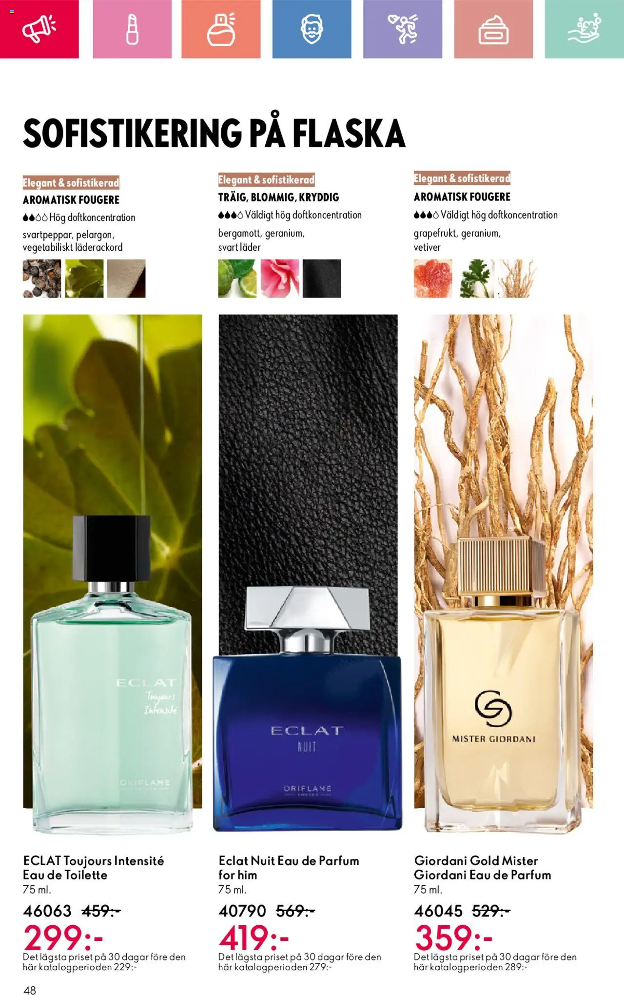 Oriflame reklamblad aktuell från 24.08.2025 | Sida: 48 | Produkter: Eau de toilette