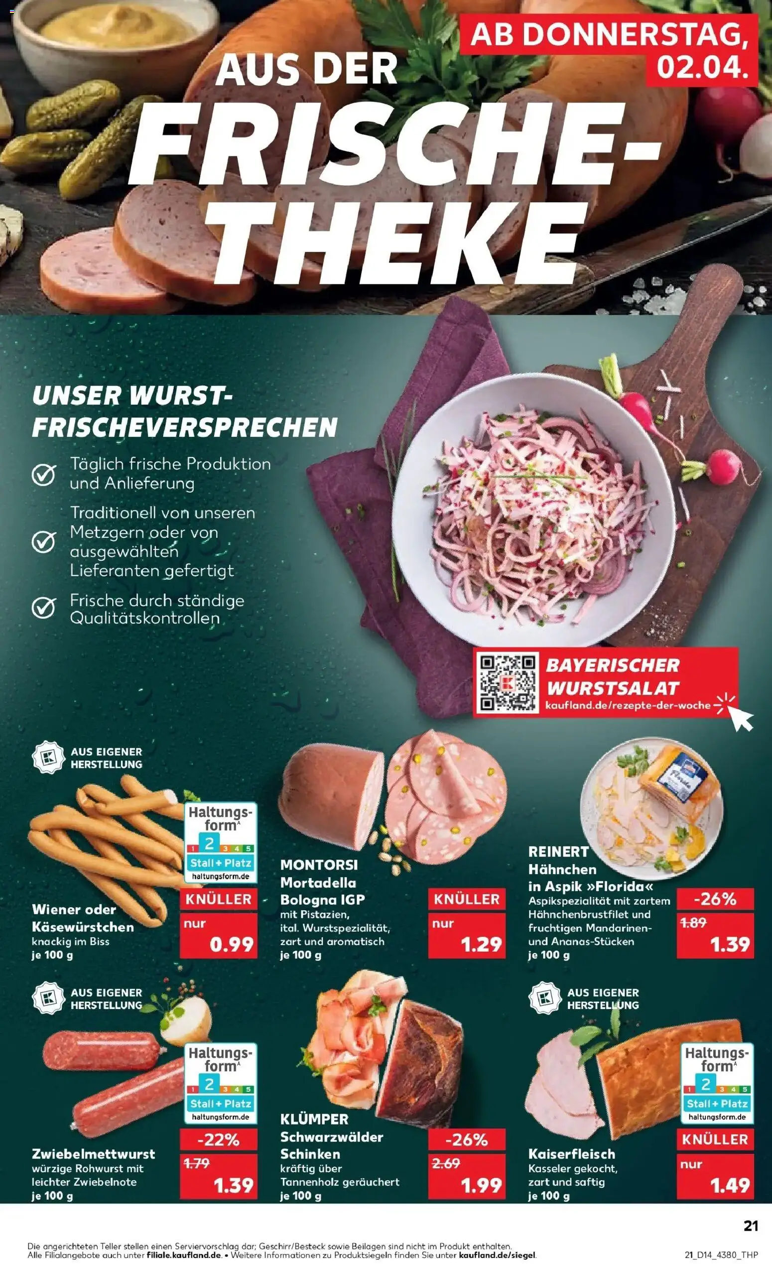 Kaufland Prospekt Ilmenau	 – gültig ab 30.03.2026 | Seite: 35 | Produkte: Hahnchen, Theke, Mandarinen, Schinken