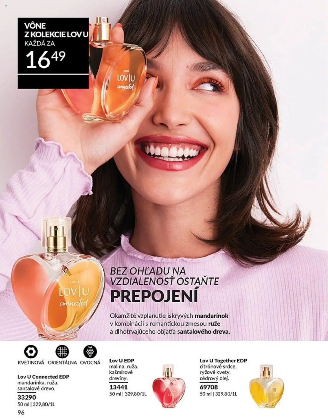 Nové Avon akcie – leták je platný od 01.10.2025 | Strana: 96 | Produkty: Ruže