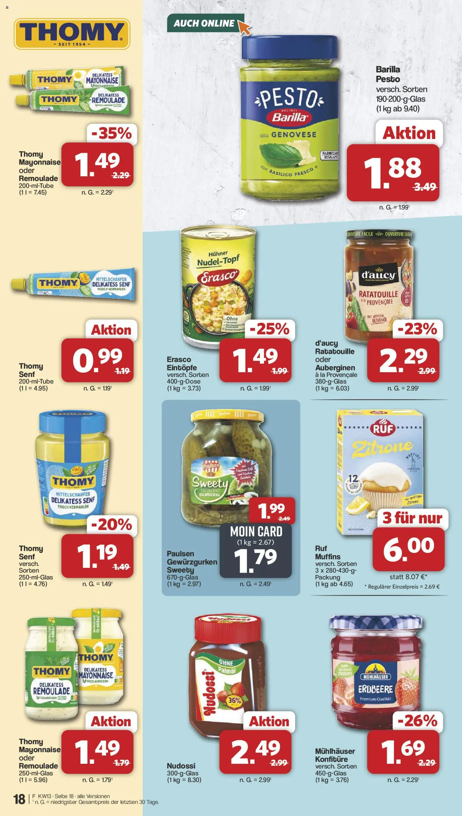 Famila Nordwest Prospekt 	 – gültig ab 23.03.2026 | Seite: 18 | Produkte: Olivenol, Mayonnaise, Zitrone, Gurken
