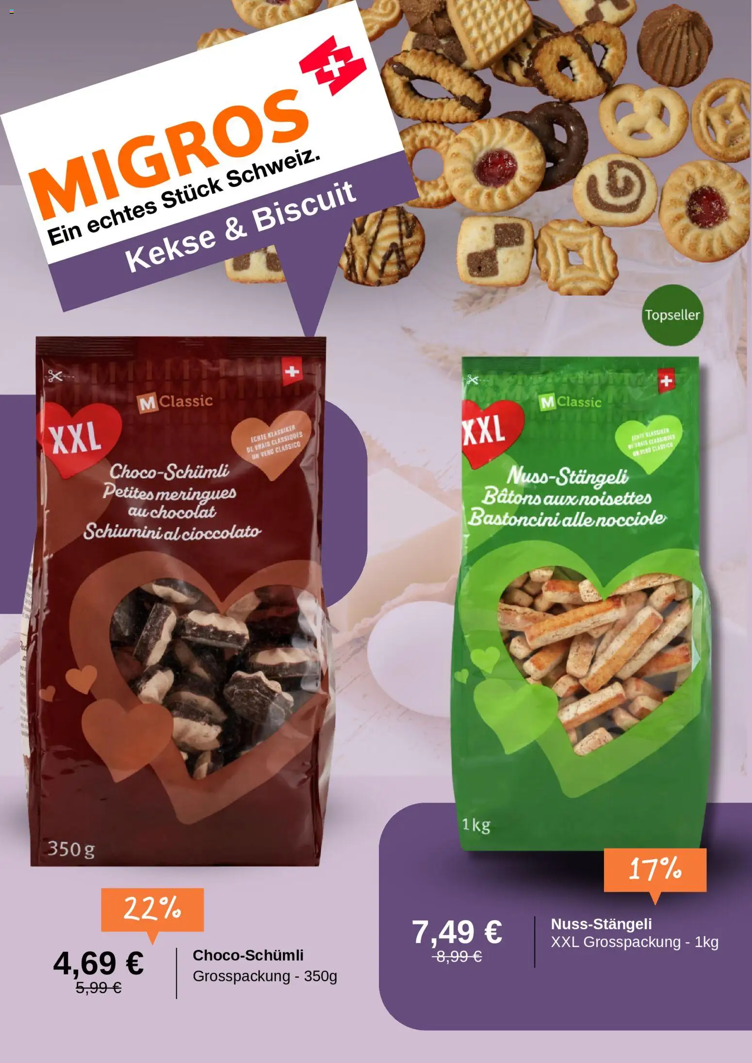 Migros Prospekt 	 – gültig ab 07.04.2026 | Seite: 3 | Produkte: Kekse