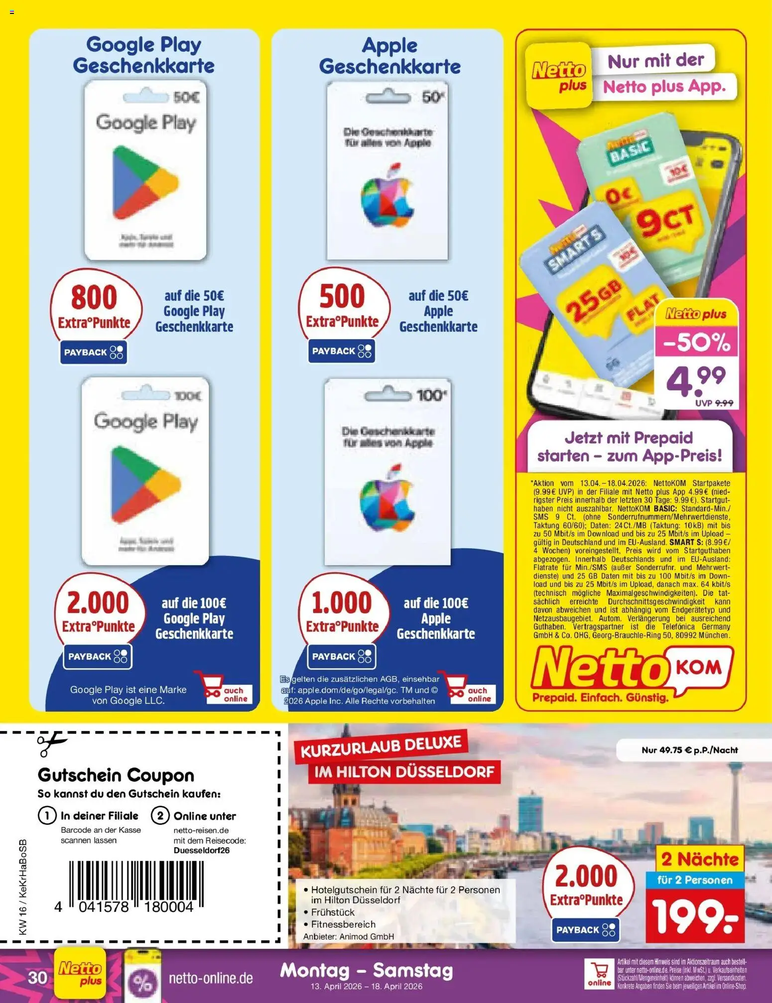 Netto Marken-Discount Prospekt Bonn	 – gültig ab 13.04.2026 | Seite: 48 | Produkte: Apple