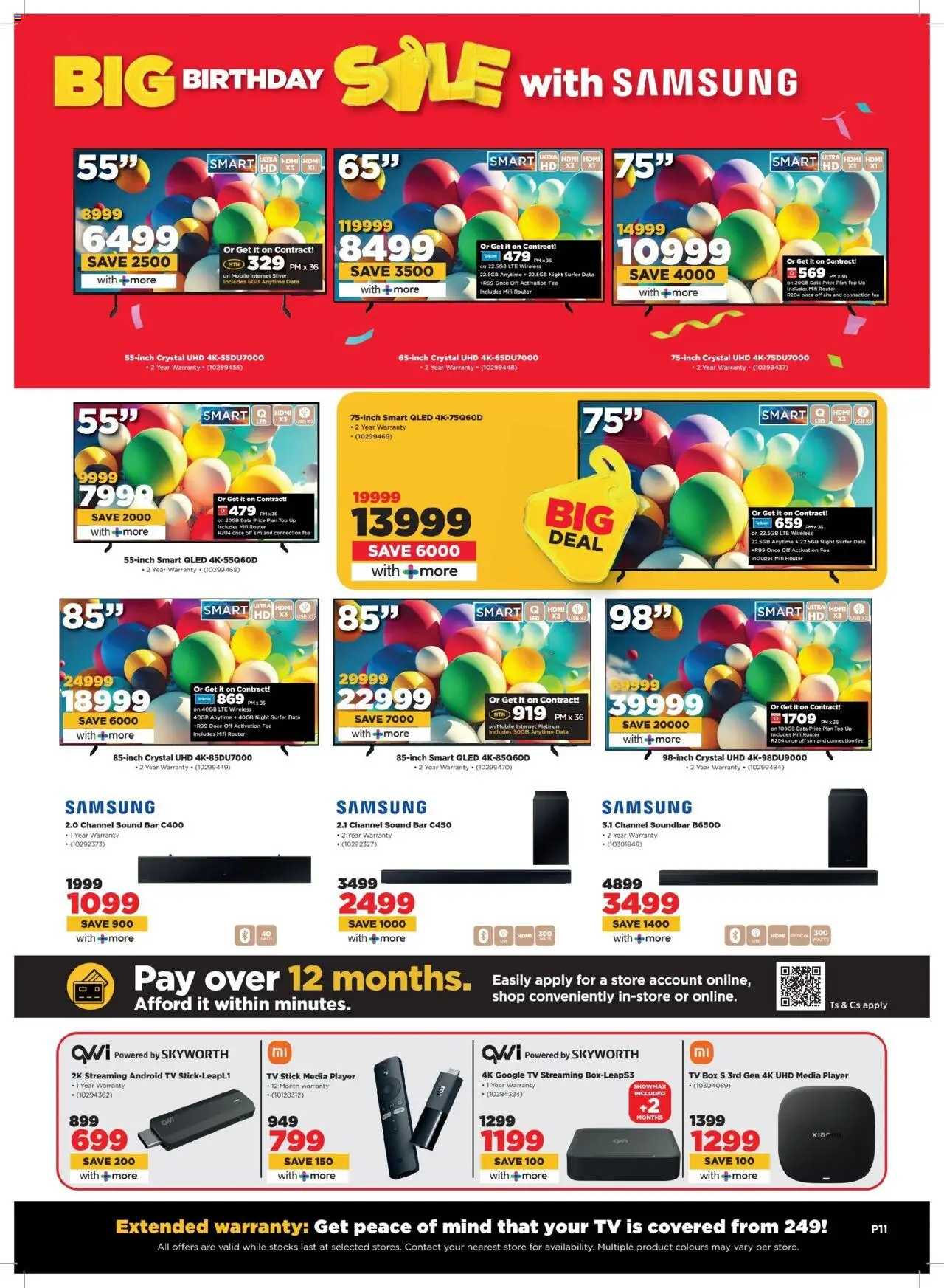 New HiFi Corp catalogue – valid from 25.09.2025 | Page: 11 | Products: Data, TV, Box, Soundbar
