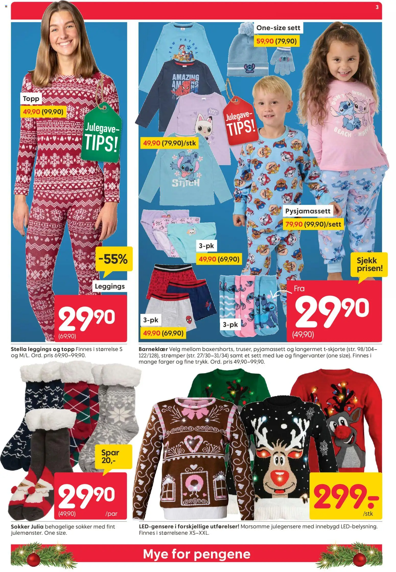 {H1} | Side: 3 | Produkter: Sokker, Leggings, Strømper, Topp