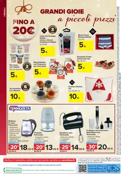 Anteprima del volantino Carrefour Market - Natale regalo - Milano catalogo valido a partire dal 13.11.2025 | Pagina: 20 | Prodotti: Pantofole, Ciotola, Frullatore ad immersione, Aperitivo