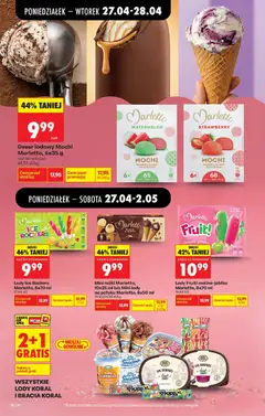 Pogląd oferty "Lody Ice Rockers Marletto, 8x70 ml, Lody Ice Rockers Marletto, 8x70 ml w polewach o smakach owocowych" - ważna od 27.04.2026 | Strona: 36