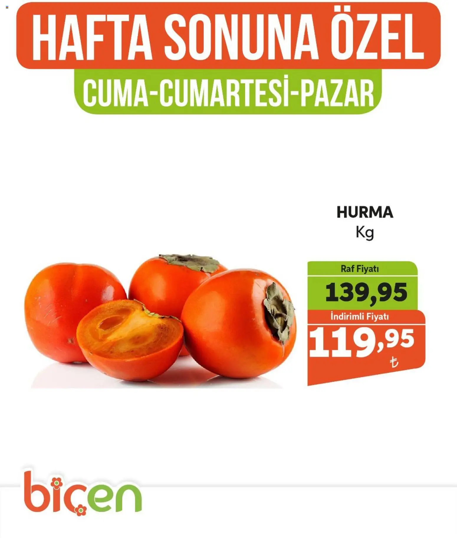 Biçen Market Hafta Sonuna Özel - Meyve İndirimi - 23.01.2026 tarihinden itibaren geçerlidir | Sayfa: 10 | Ürünler: Raf, Hurma