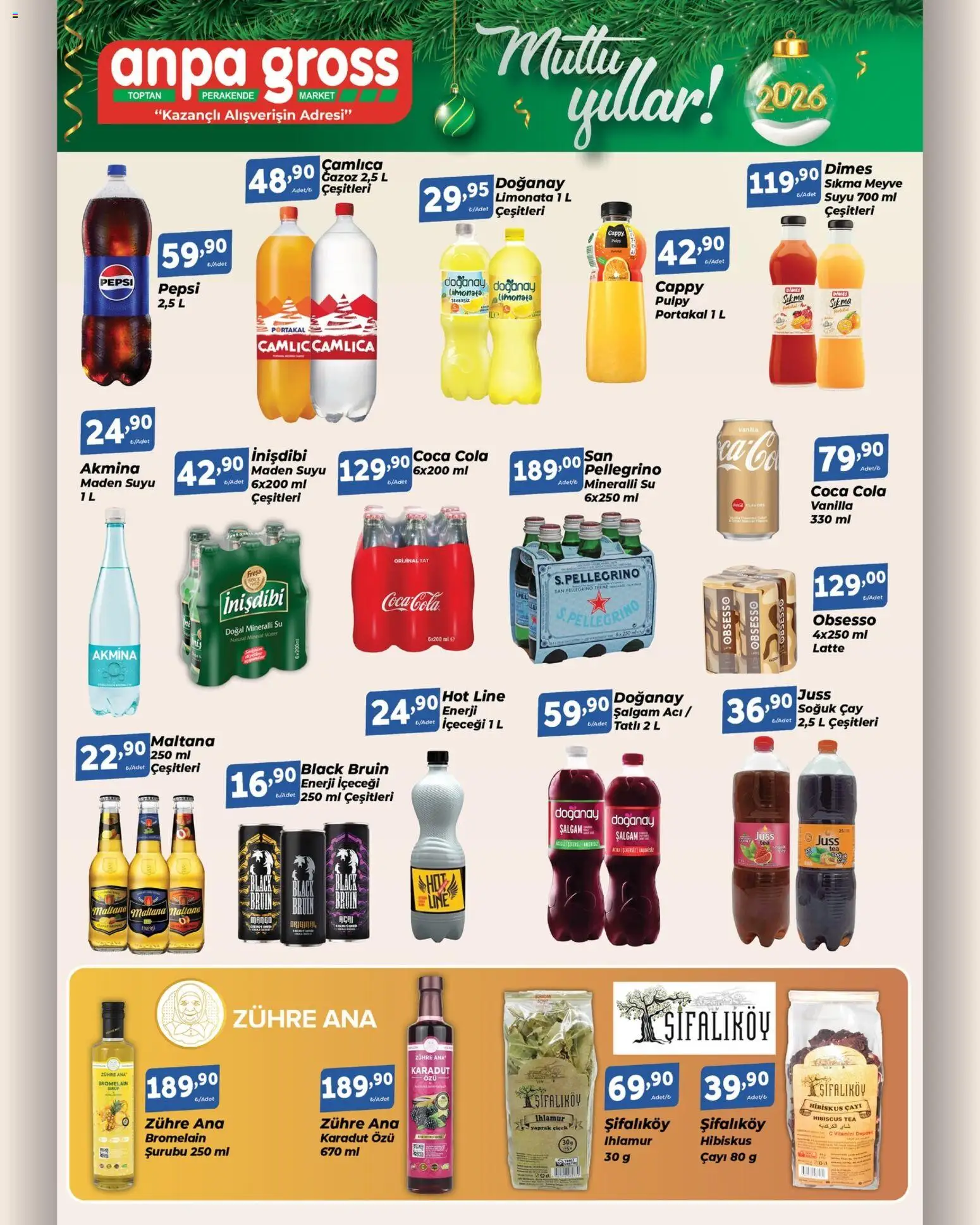 Anpa Gross Katalog - 20.12.2025 tarihinden itibaren geçerlidir | Sayfa: 8 | Ürünler: Şalgam, Portakal, Mango, Enerji içeceği