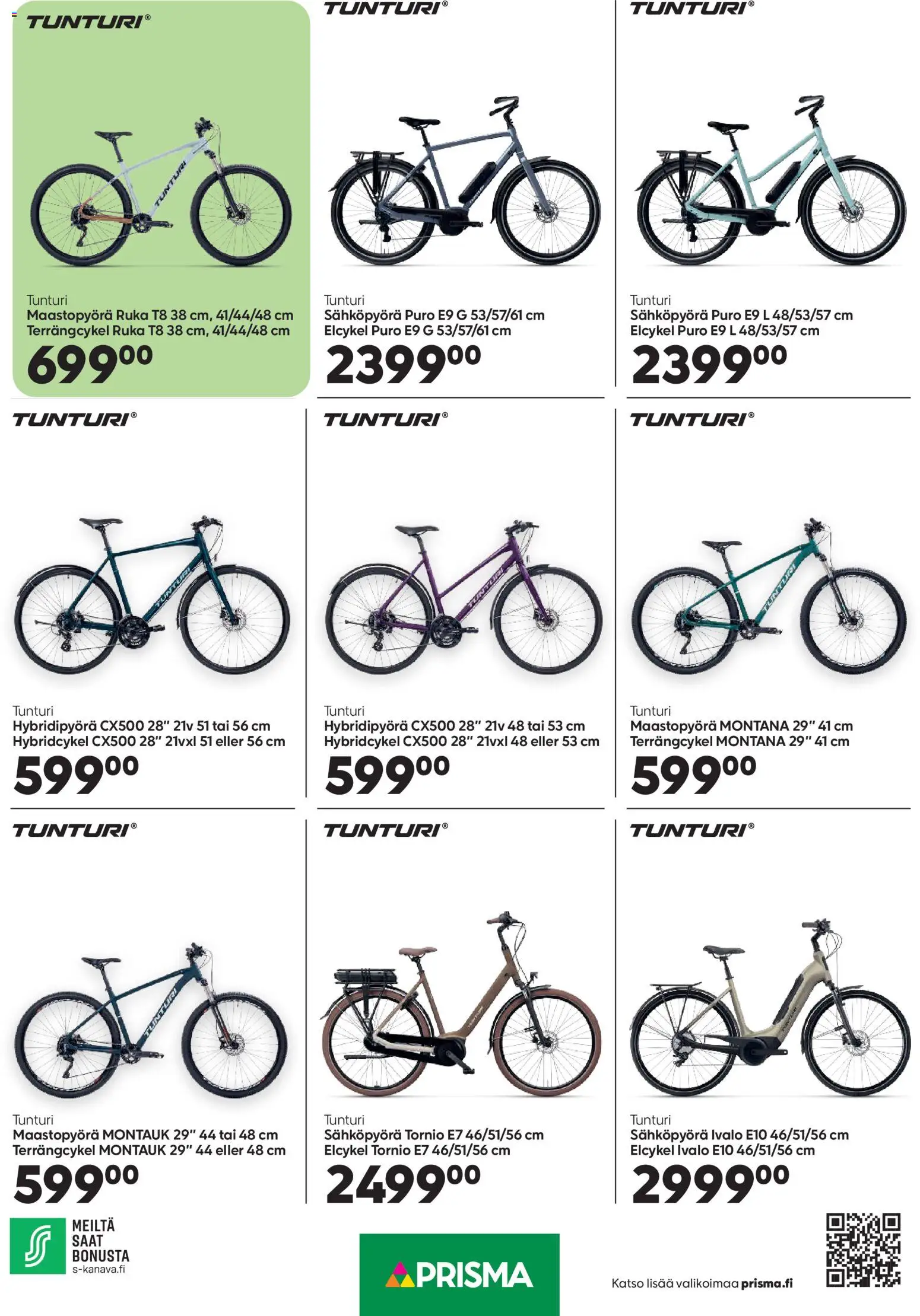Prisma Kaikkea kotiin ja puutarhaan – voimassa 30.03.2026 alkaen | Sivu: 14 | Tuotteet: Maastopyörä, Sähköpyörä