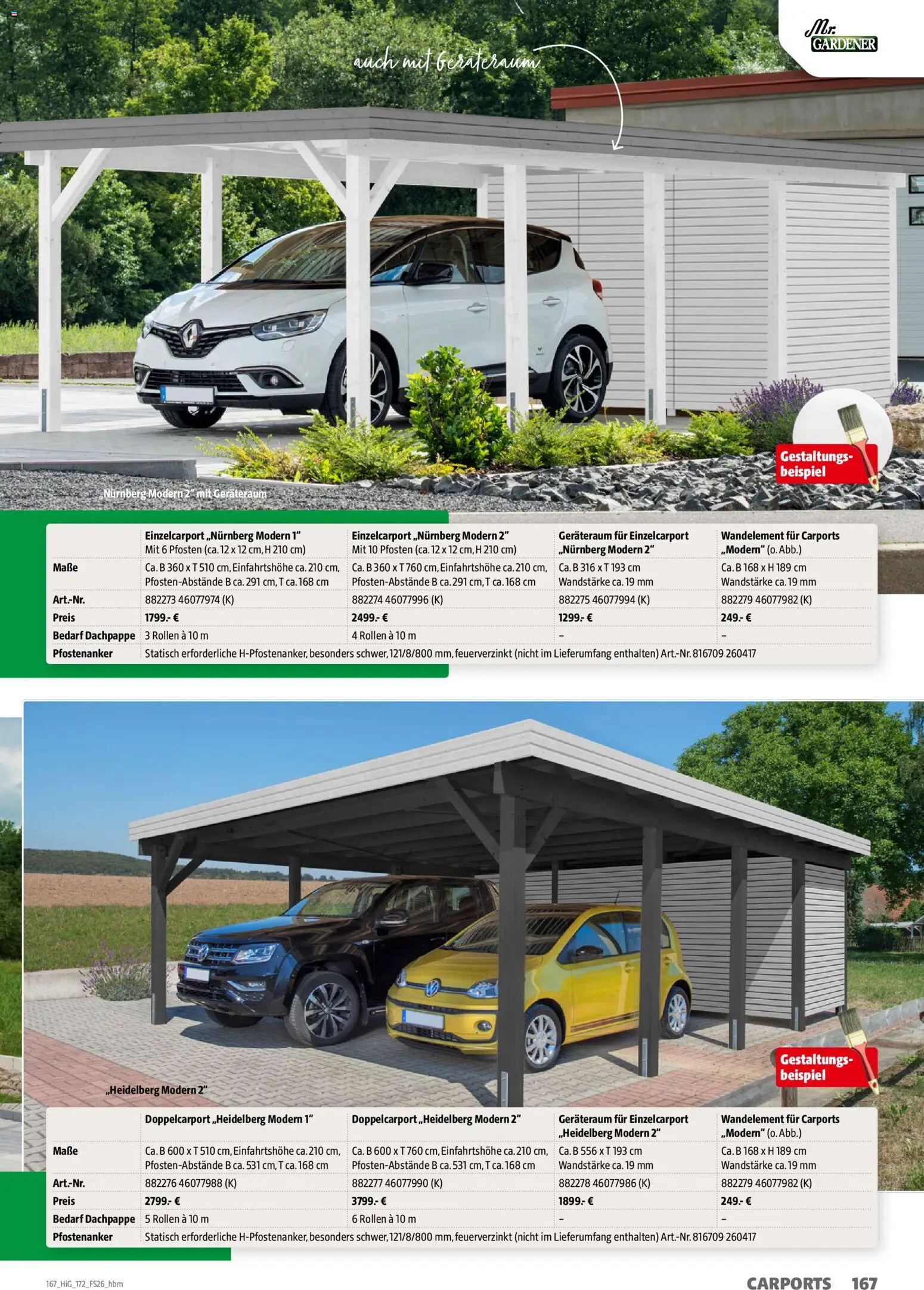 Hagebau Gartengestaltungsortiment – gültig ab 02.03.2026 | Seite: 167