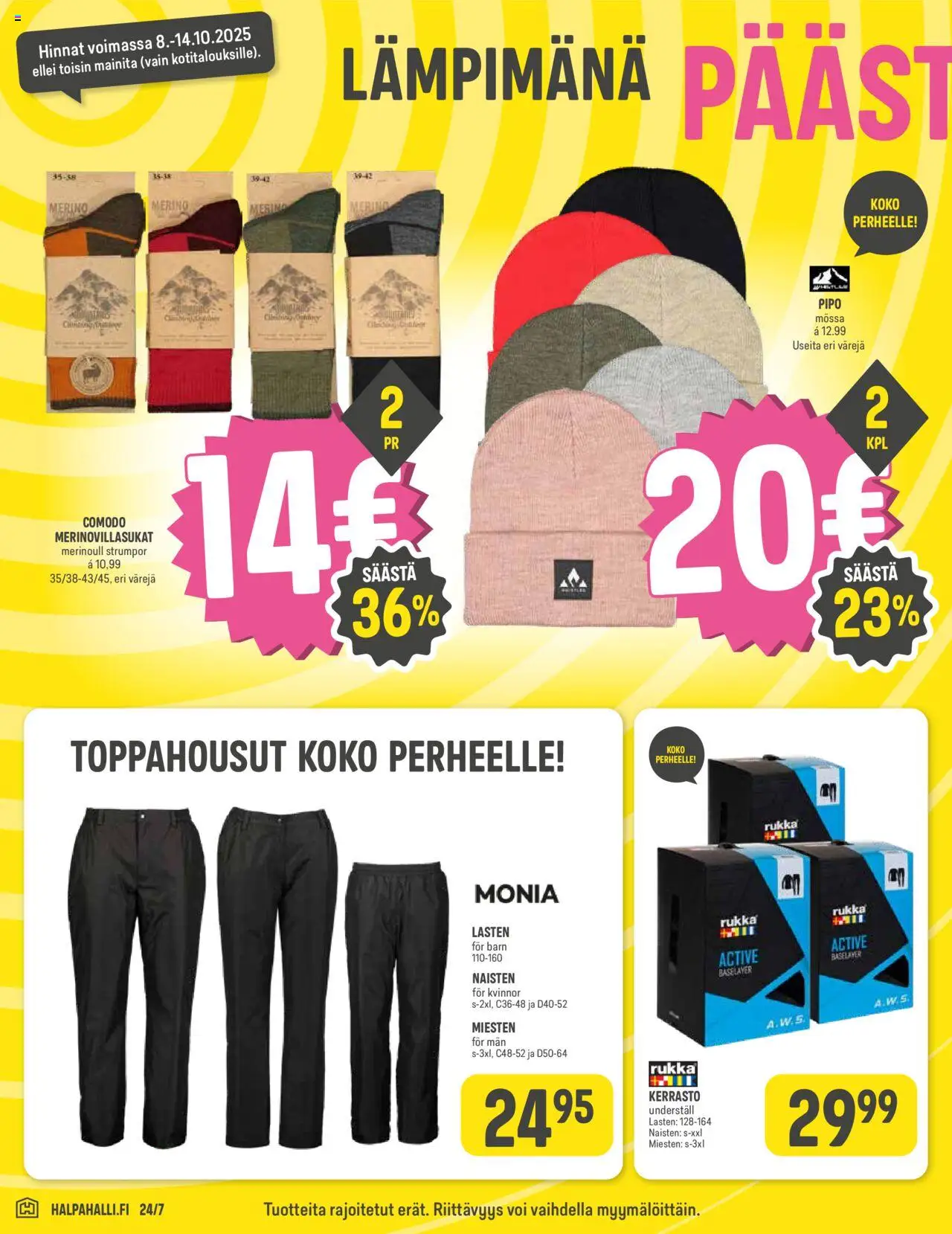 Halpa Halli tarjoukset – voimassa 08.10.2025 alkaen | Sivu: 10 | Tuotteet: Voi, Pipo
