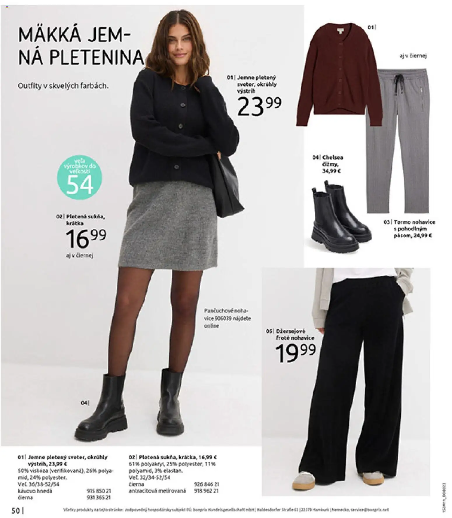 Nové Bonprix akcie – leták je platný od 16.12.2025 | Strana: 52 | Produkty: Nohavice