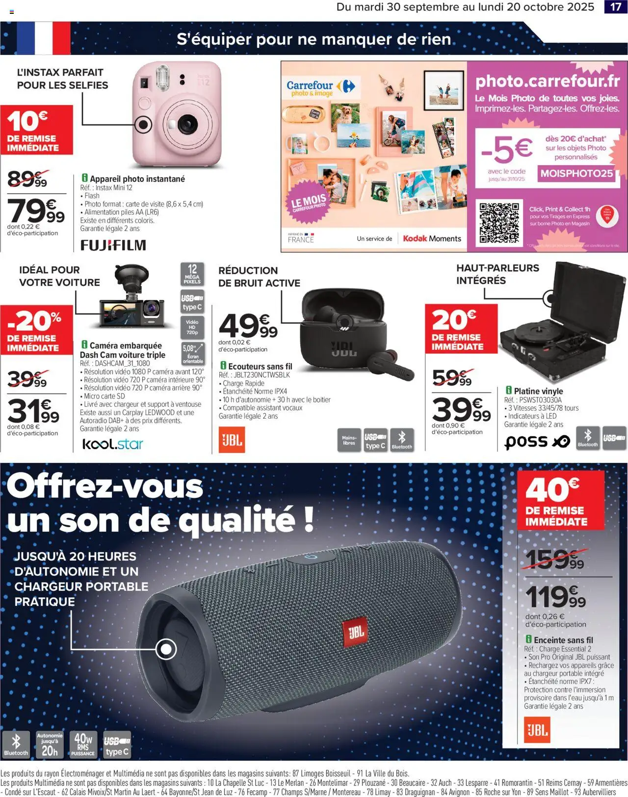  | Page: 19 | Produits: Vidéo, Autoradio, Caméra, Piles
