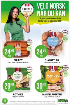 Forhåndsvisning av GULROT, 750 g, beger, Gartner gyldig fra 09.03.2026 | Side: 6