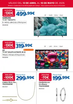 Vista previa Costco catálogo válido desde el 13.04.2026 | Página: 10 | Productos: Pendientes