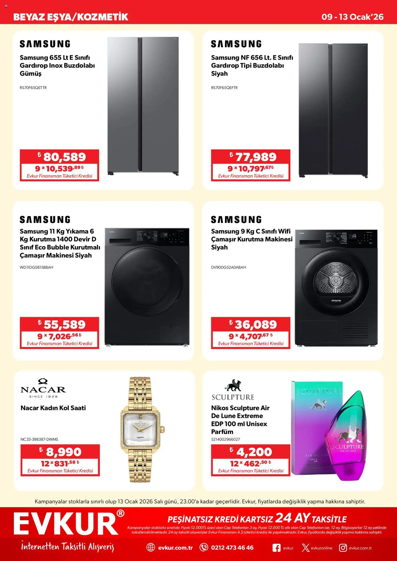 Evkur Katalog - 09.01.2026 tarihinden itibaren geçerlidir | Sayfa: 4 | Ürünler: Çamaşır kurutma makinesi, Kurutma makinesi, Buzdolabı, Ocak