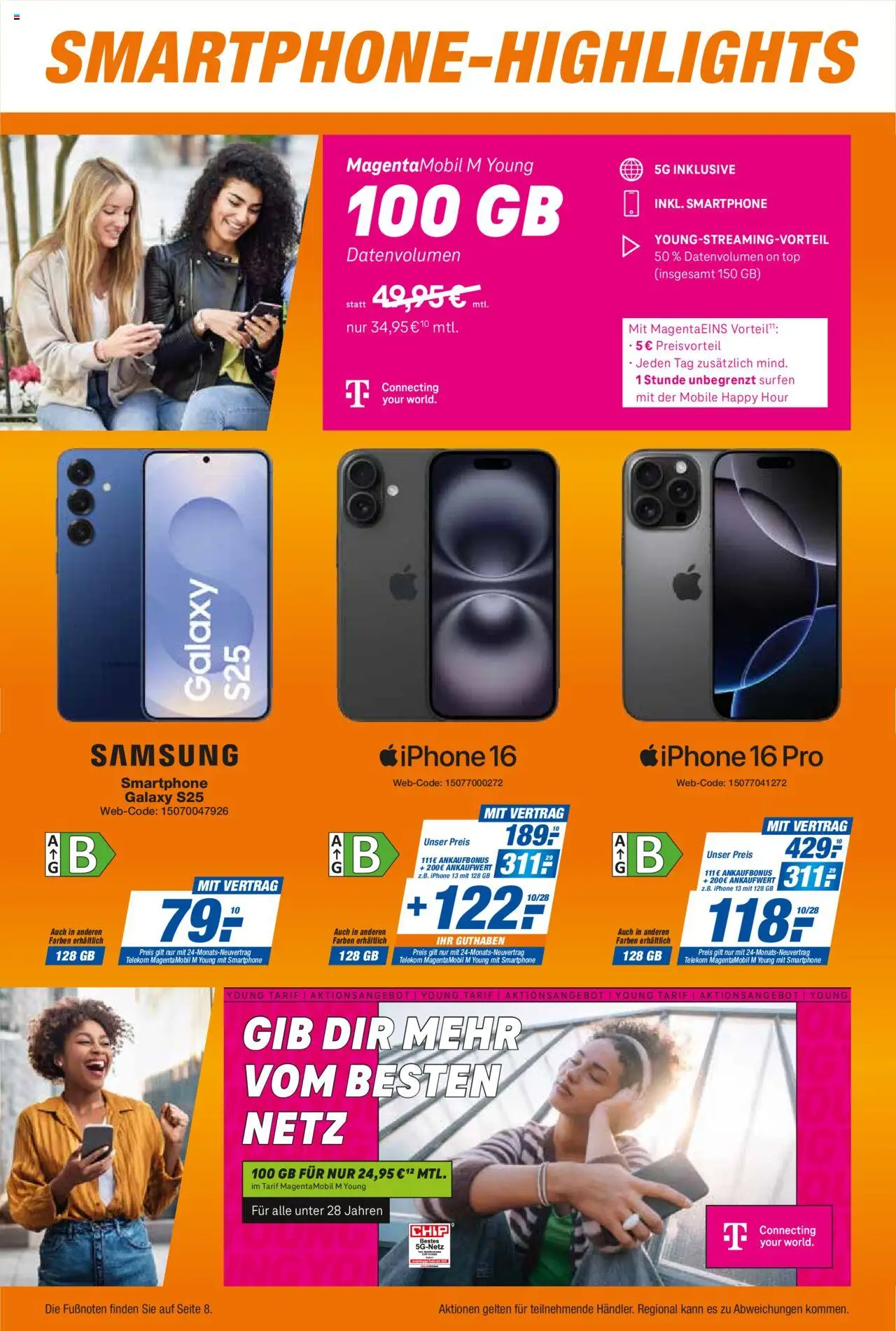 Expert Smarthphone Highlights im August - gültig ab dem 01.08.2025 | Seite: 4 | Produkte: Top, Samsung, Iphone, Smartphone