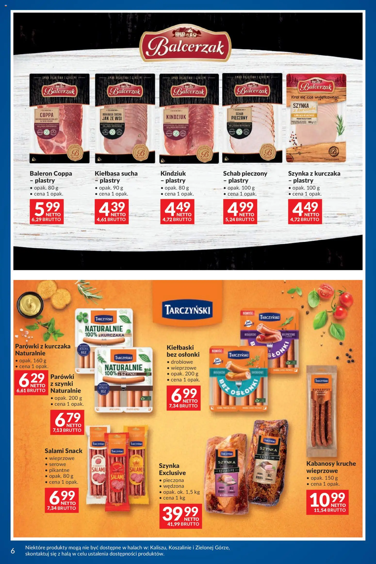 Makro Gazetka - Na wiosnę od 03.03.2026 | Strona: 6 | Produkty: Parówki, Kiełbaski, Salami, Schab pieczony