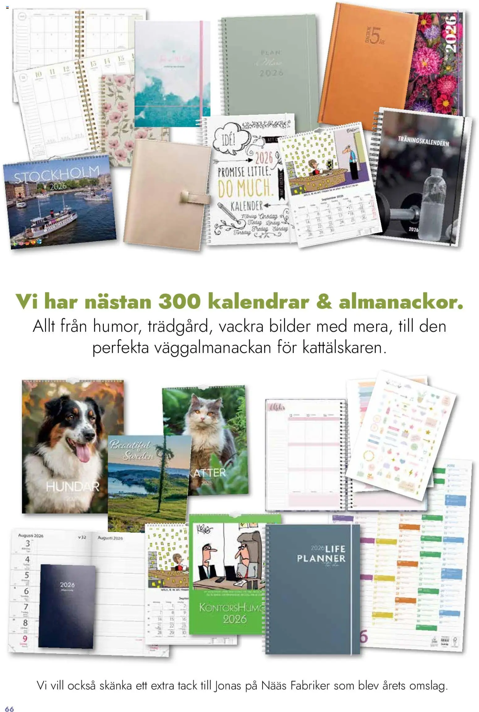 Lyreco reklamblad aktuell från 26.01.2026 | Sida: 66 | Produkter: Kalender