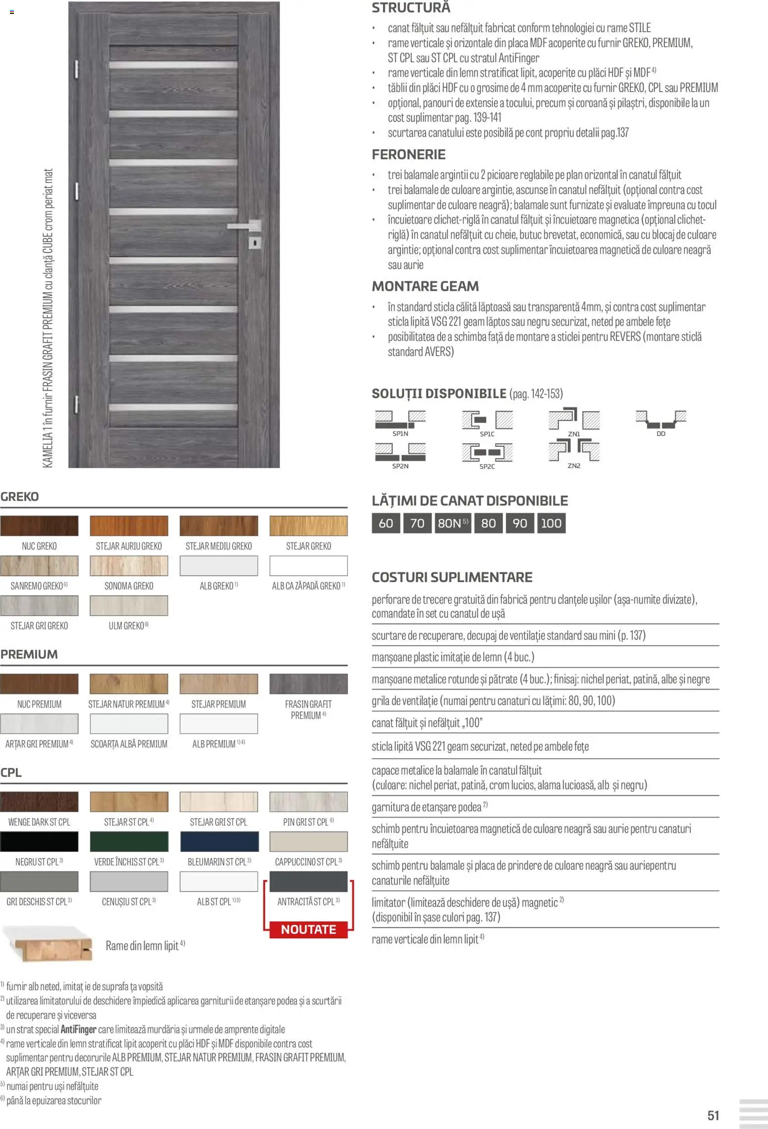 Noul catalog Proges – valabil de la 23.08.2024 | Pagină: 51 | Produse: Ușă