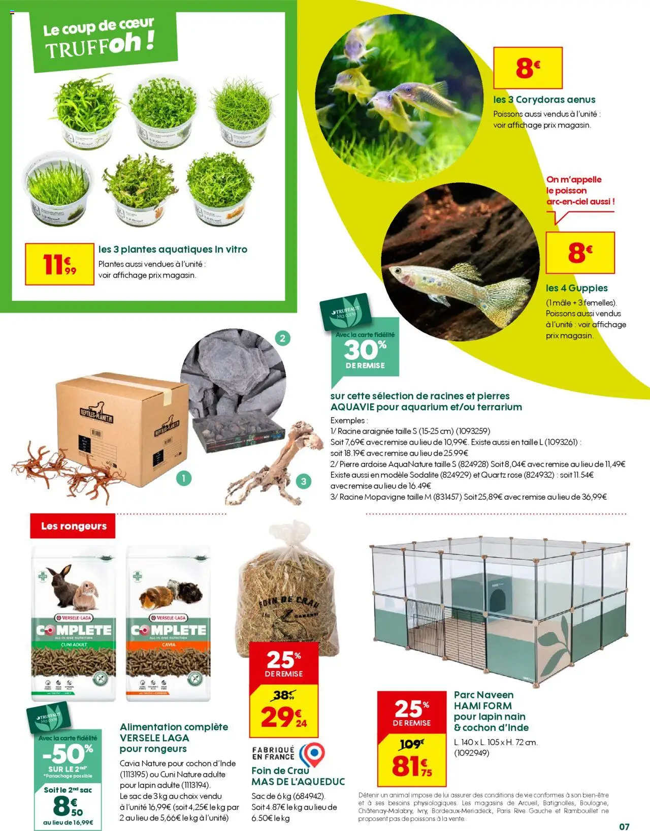  | Page: 7 | Produits: Sac, Lapin, Aquarium, Poisson