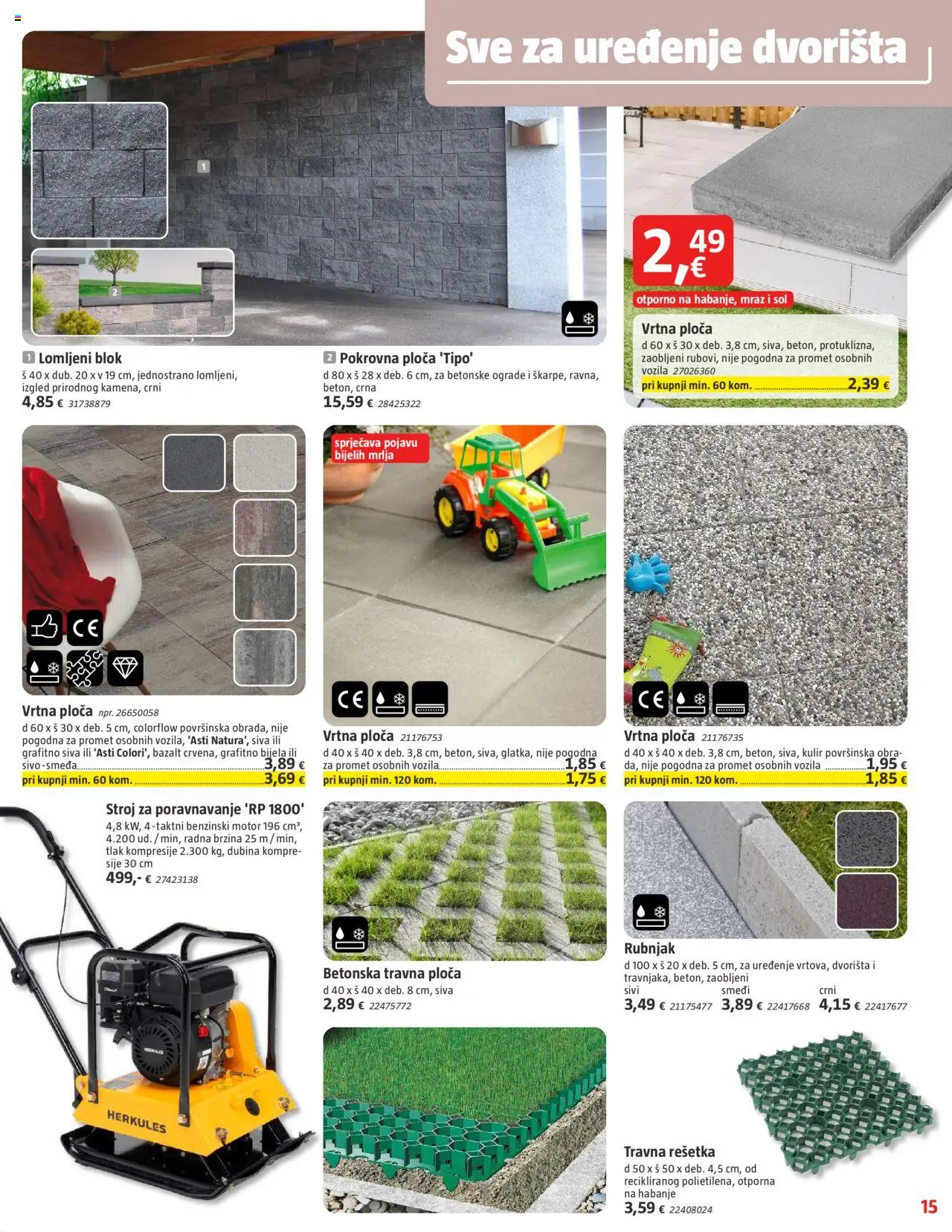 Bauhaus katalog | vrijedi od 31.07.2025 | Stranica: 15