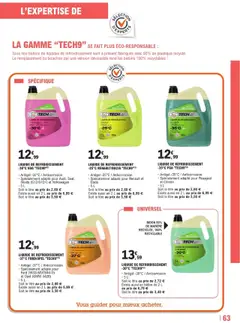 l'auto E.Leclerc - Prévisualisation de l'auto E.Leclerc Le guide auto & 2 roues valide à partir de 22.04.2025 | Page: 63 | Produits: Liquide de refroidissement