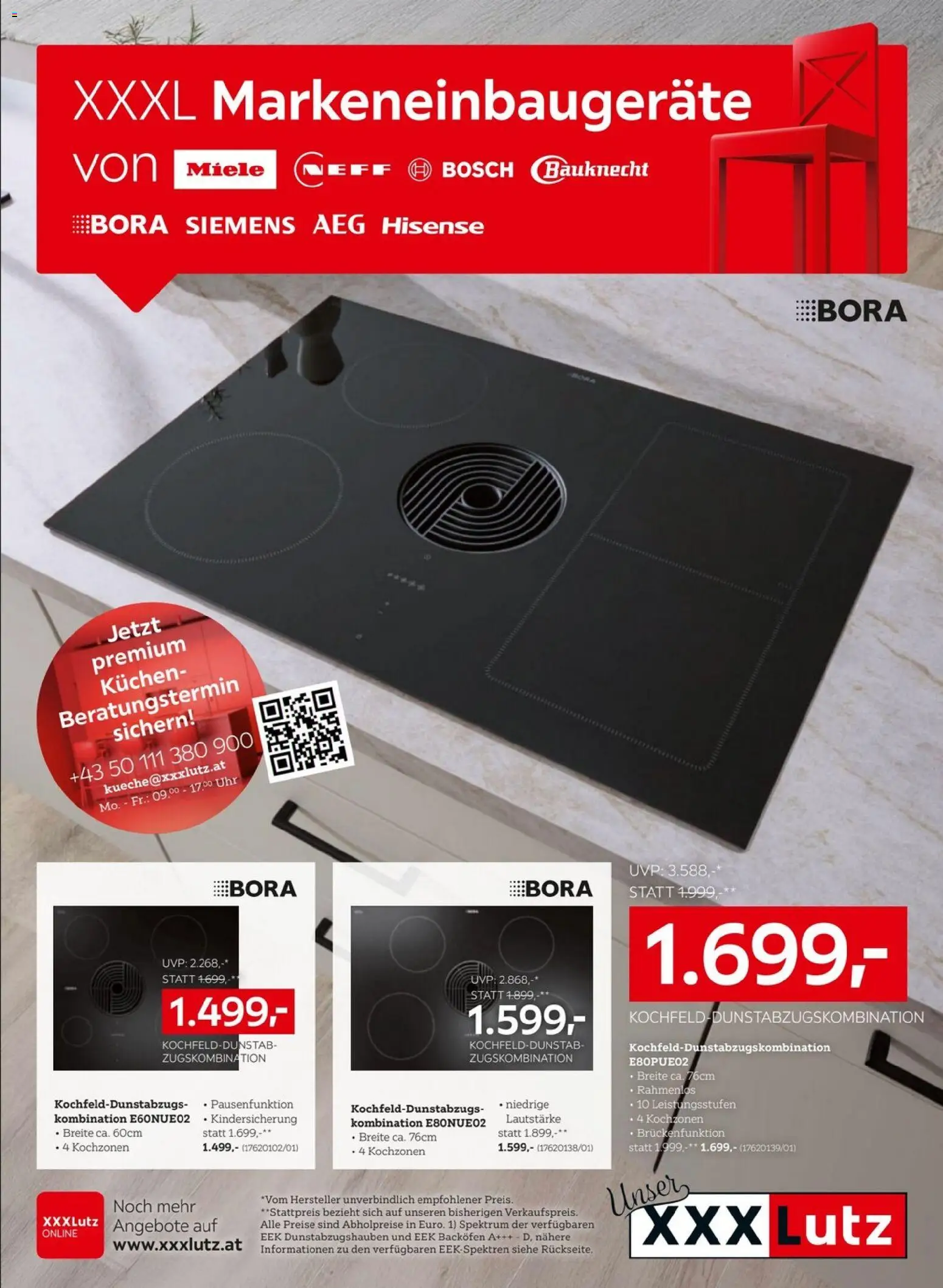 XXXLutz Markeneinbaugeräte gültig ab 29.12.2025 | Seite: 1 | Produkte: Uhr