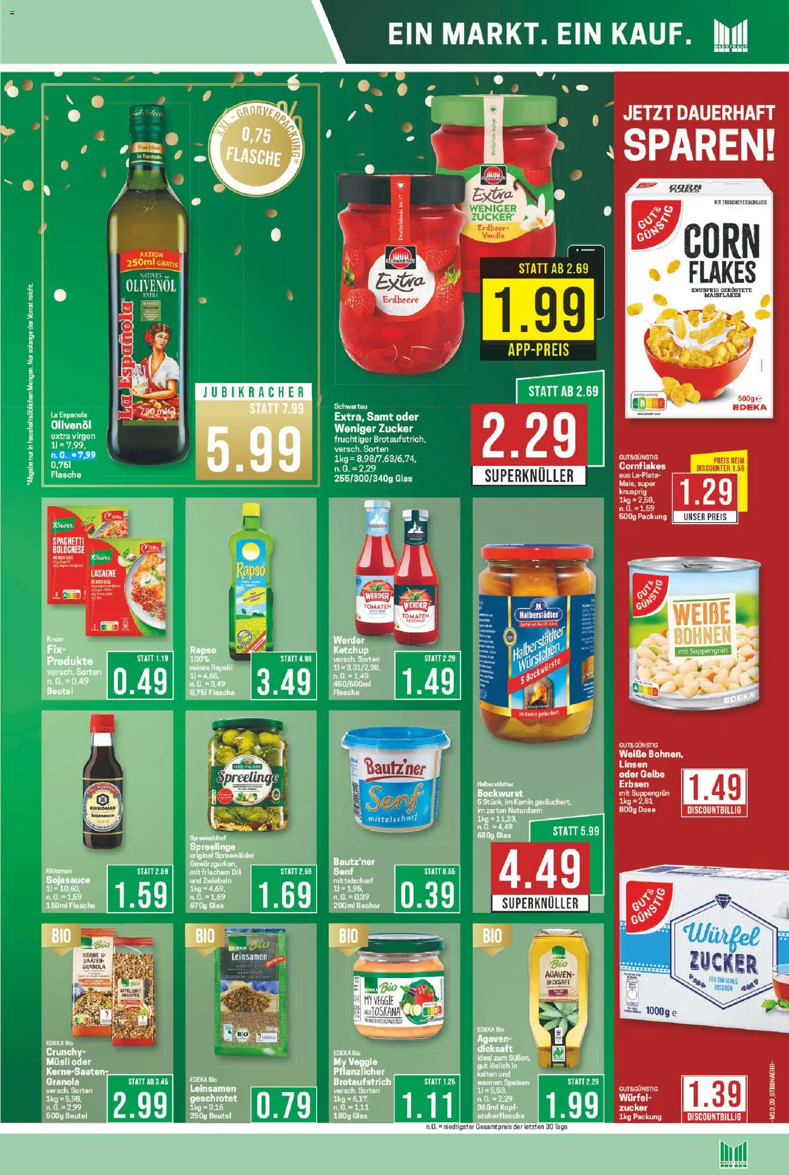 Marktkauf Prospekt 	 – gültig ab 02.03.2026 | Seite: 9 | Produkte: Musli, Rapsöl, Ketchup, Erbsen