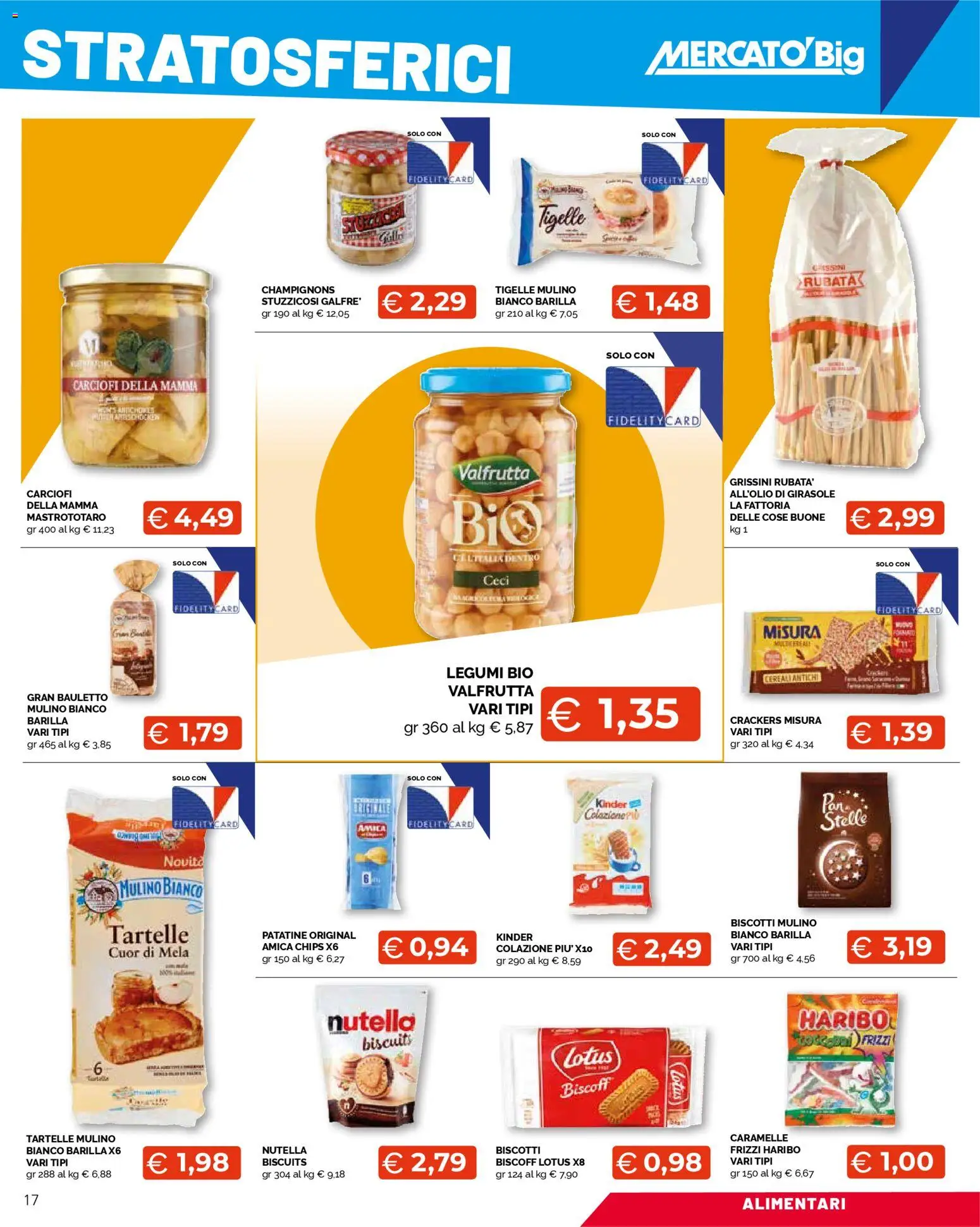 Volantino Mercatò del 10.11.2025 | Pagina: 17 | Prodotti: Caramelle, Patatine, Crackers, Grissini
