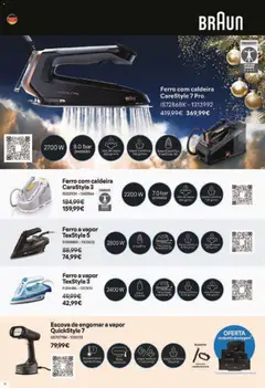 Pré-visualização Radio Popular - Especial Natal válido de 05.12.2025 | Página: 16 | Produtos: Ferro a vapor, Ferro, Base, Fato