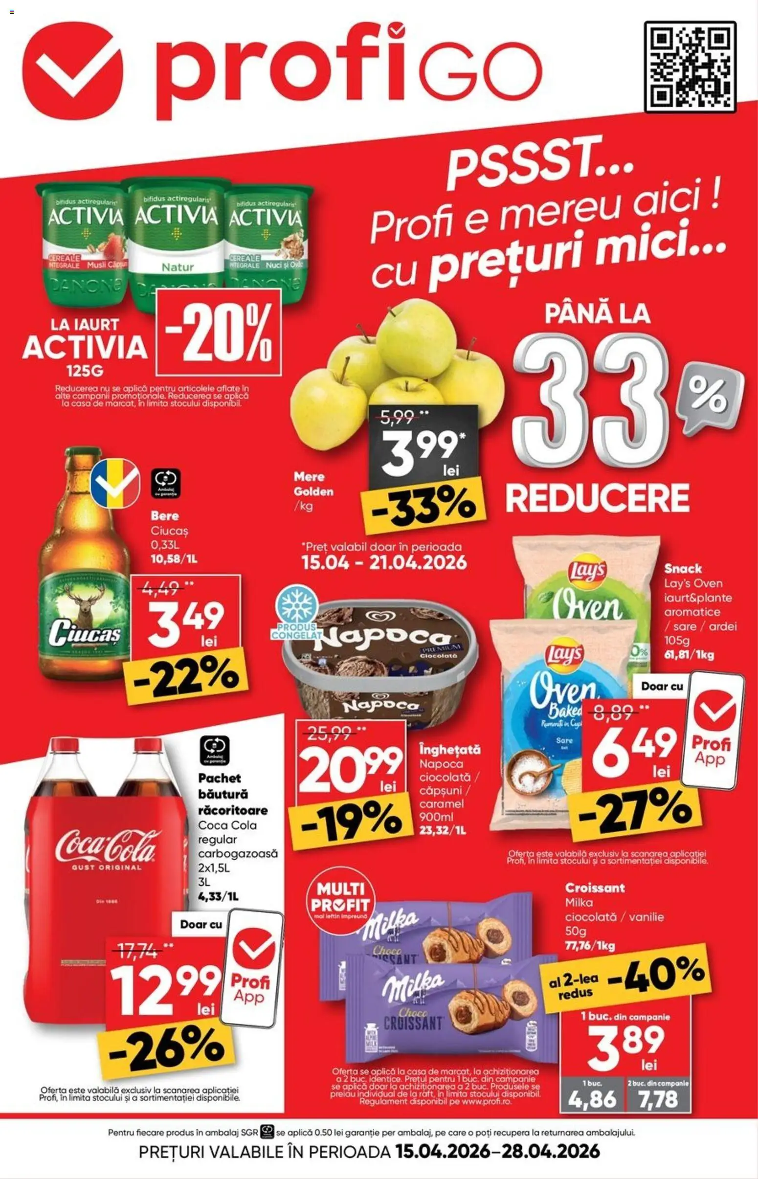 Noul catalog Profi – valabil de la 15.04.2026 | Pagină: 1 | Produse: Bere, Cereale, Nuci, Sare