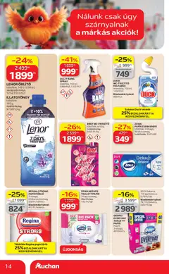 Auchan Kedvenc Márkáink - amely érvényes a következő dátumtól: 09.04.2026 | Oldal: 14