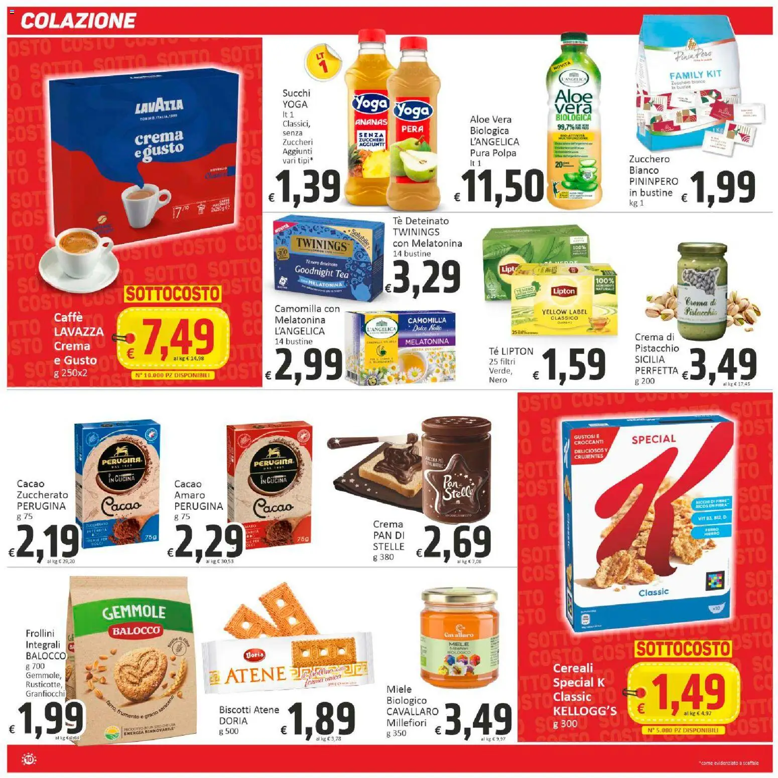 Volantino Paghi Poco del 30.01.2026 | Pagina: 10 | Prodotti: Crema, Biscotti, Zucchero, Amaro