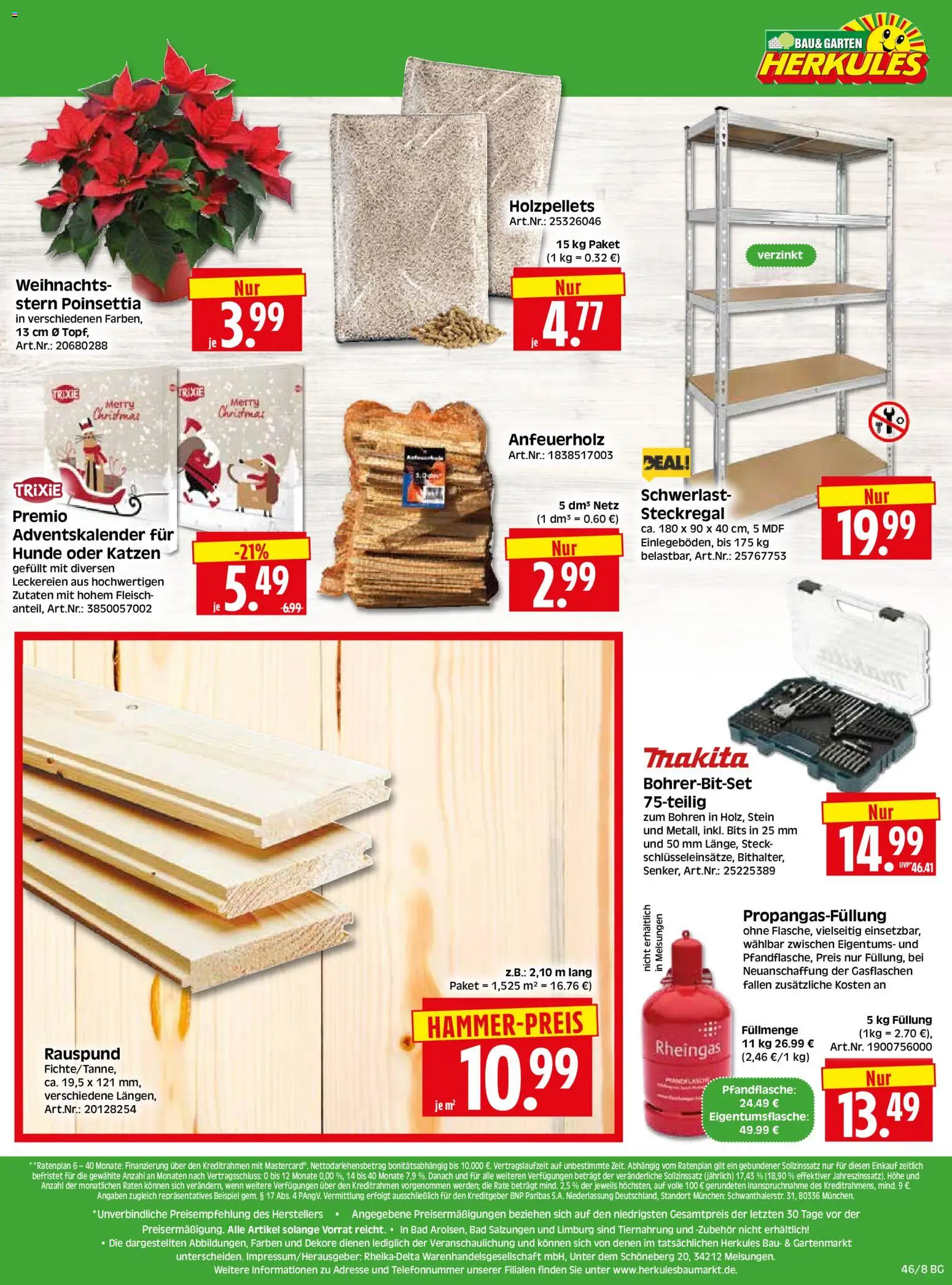 HERKULES  Bau & Garten – gültig ab 10.11.2025 | Seite: 8 | Produkte: Bad, Fleisch