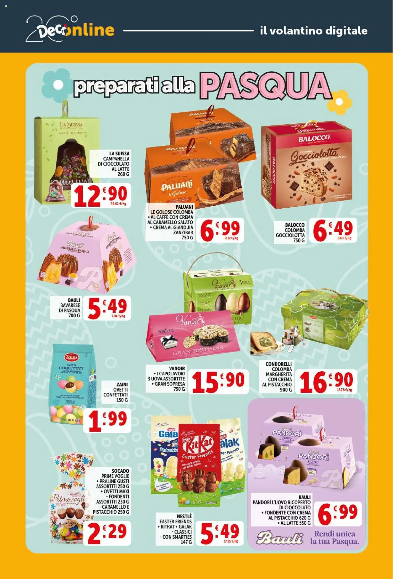 Volantino Decò del 17.03.2026 | Pagina: 32 | Prodotti: Crema, Uova, Caffè, Latte