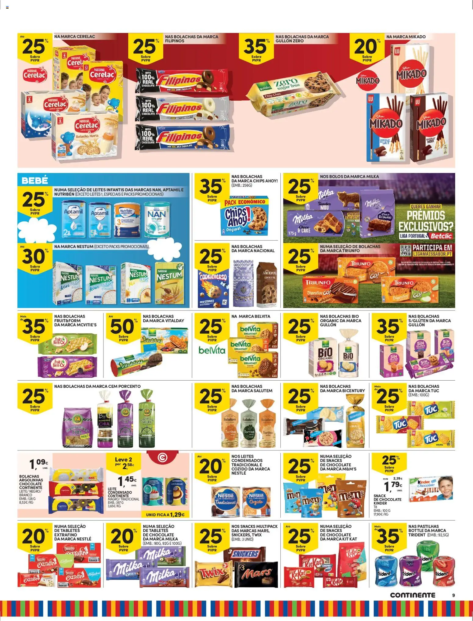 Continente - Madeira │ válido de 20.01.2026 | Página: 9 | Produtos: Filipinos, Bolachas, Leite condensado, Nestlé