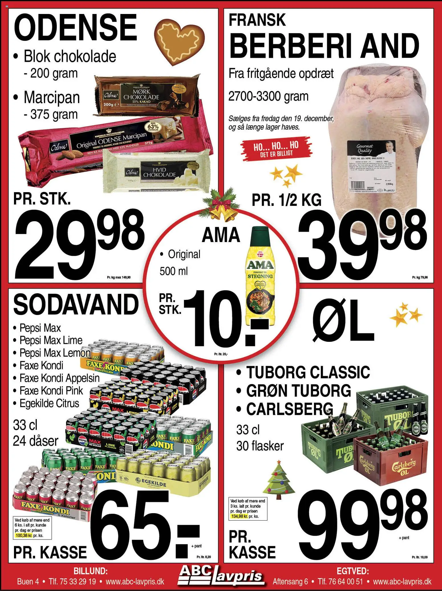 Abc Lavpris tilbudsavis – gyldig fra 17.12.2025 | Side: 2 | Produkter: Chokolade, Sodavand, Faxe Kondi, Marcipan