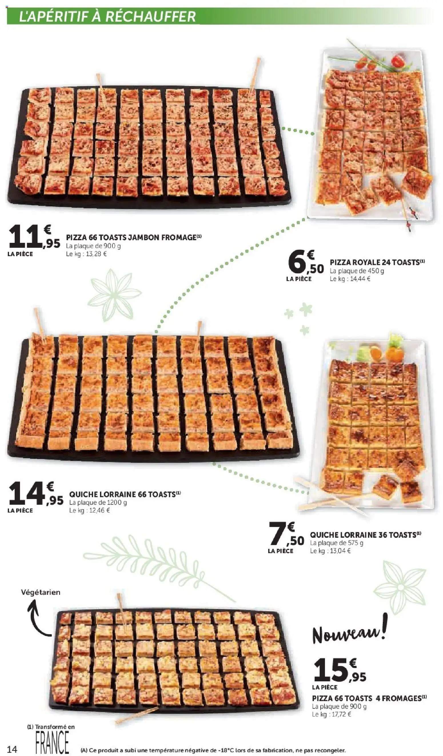 {H1} | Page: 14 | Produits: Jambon, Pizza