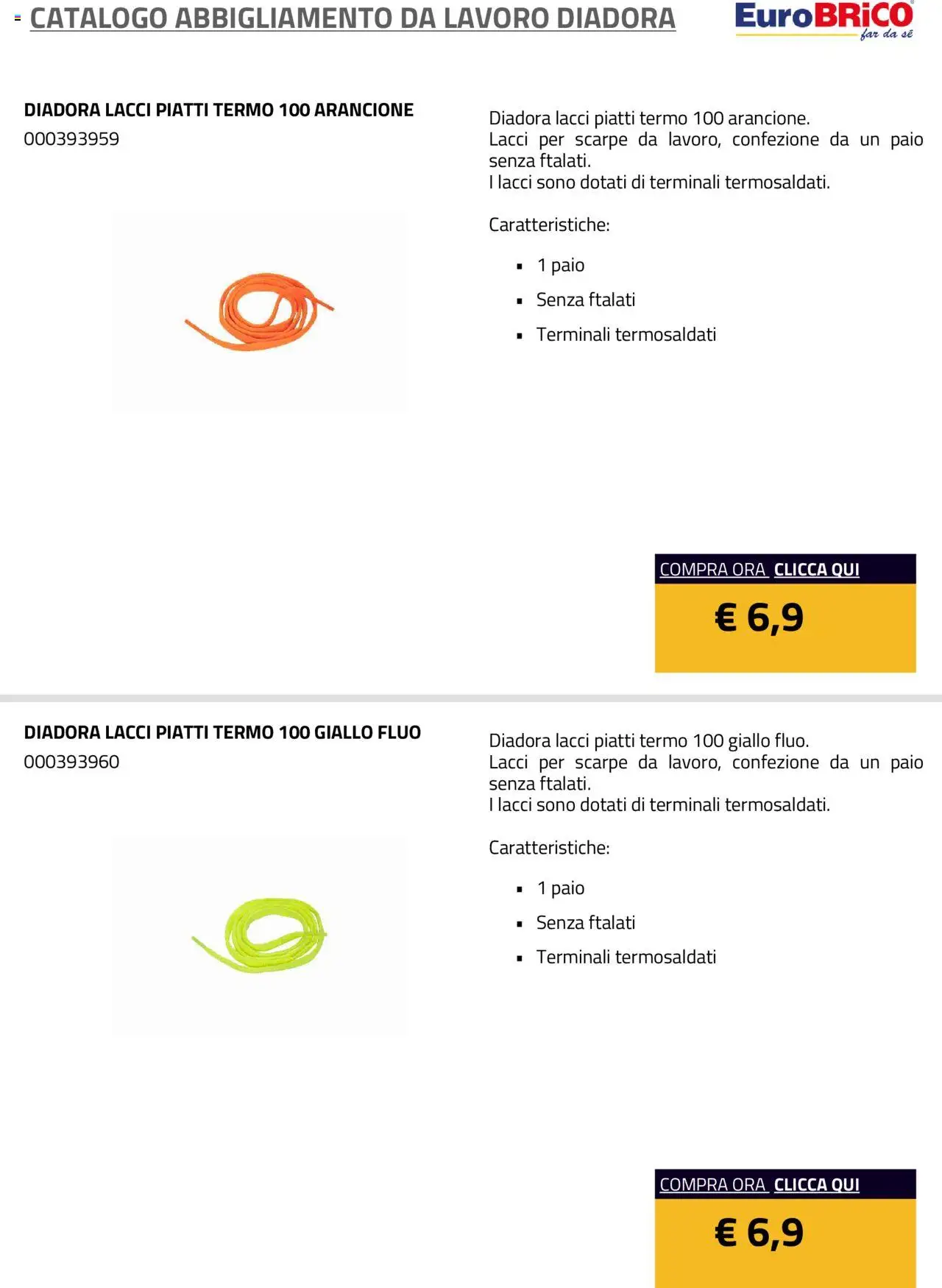 Volantino Eurobrico del 23.07.2025 | Pagina: 3 | Prodotti: Scarpe