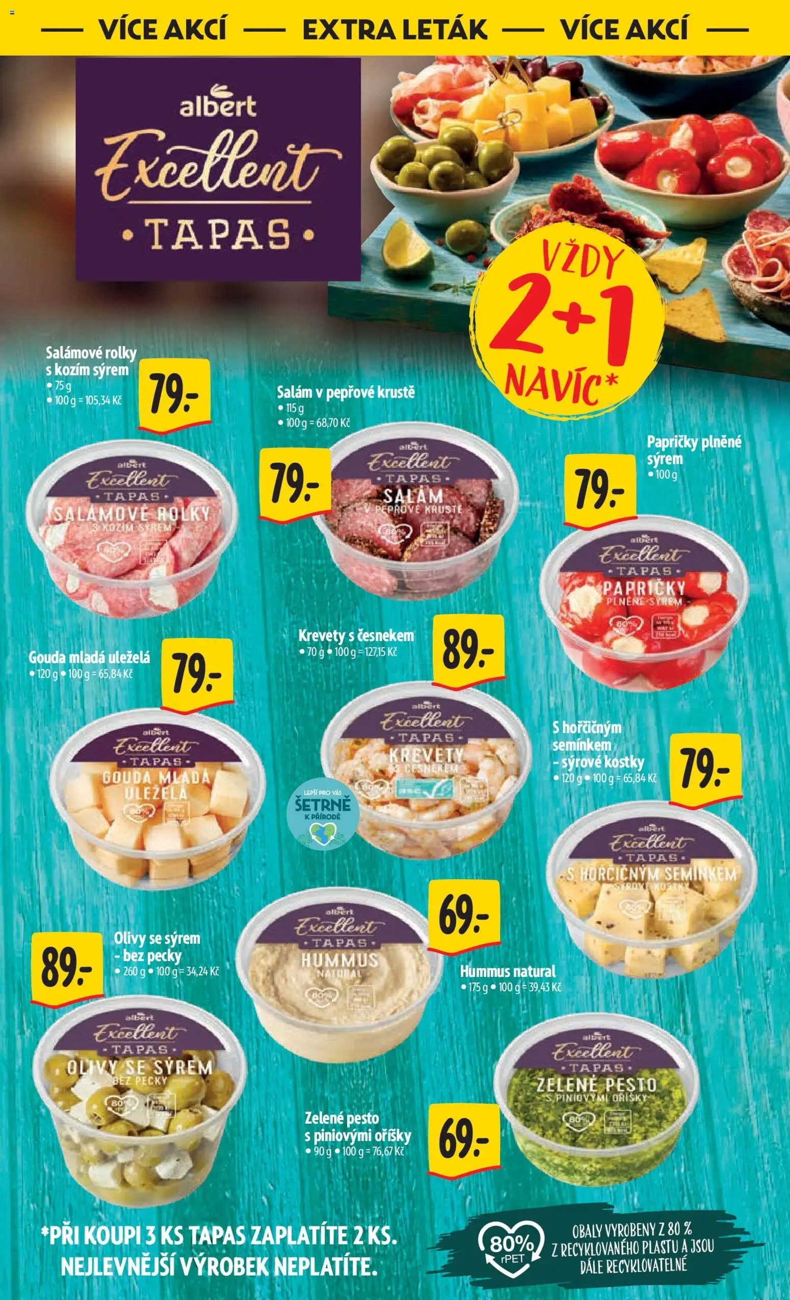 Albert leták - Hypermarket od 22.04.2026 | Strana: 36 | Produkty: Hummus, Salám, Oříšky, Kostky