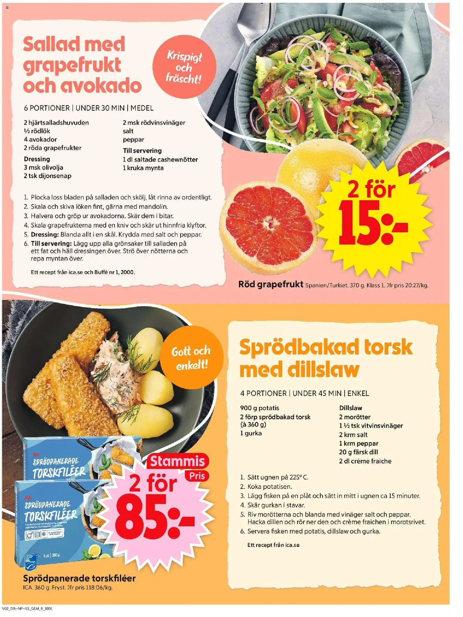 ICA Supermarket reklamblad aktuell från 05.01.2026 | Sida: 6 | Produkter: Cashewnötter, Kruka, Vitvinsvinäger, Grapefrukt
