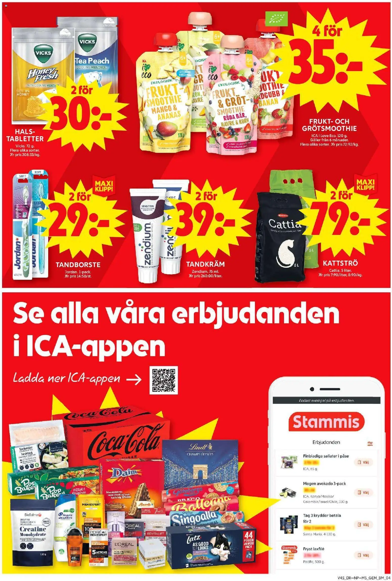 ICA Maxi reklamblad aktuell från 03.11.2025 | Sida: 6 | Produkter: Tandborste, Pizzakit, Ananas, Kattströ