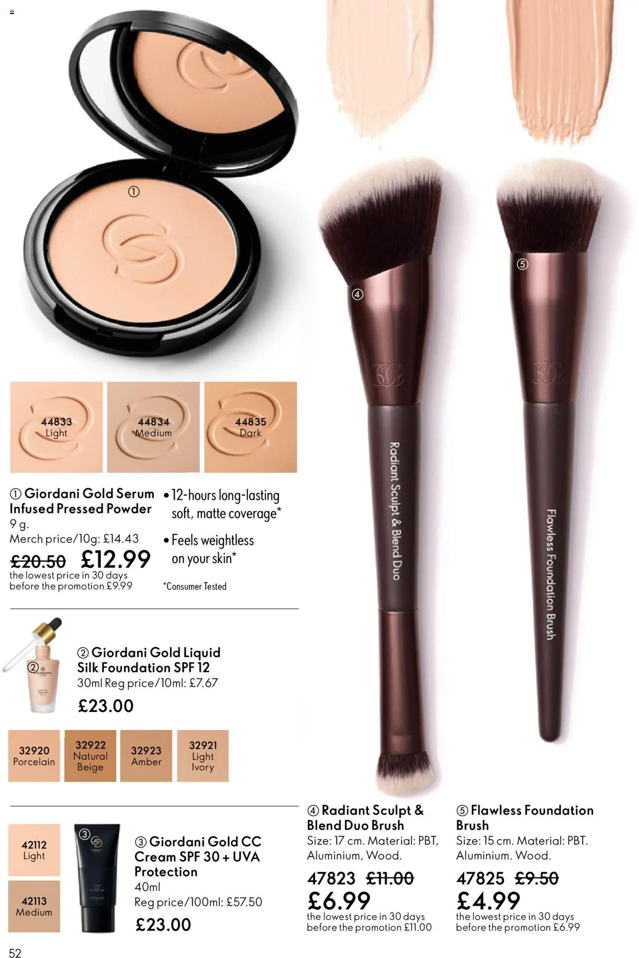  | Page: 52 | Products: Powder, Brush, Cream