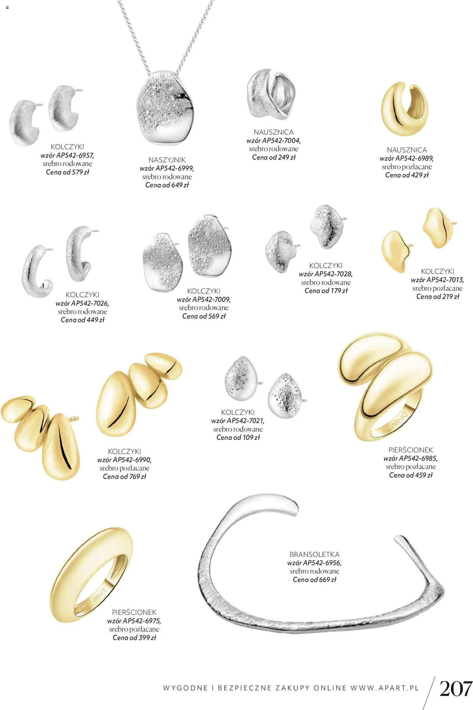 Apart promocje od 04.11.2025 | Strona: 209 | Produkty: Naszyjnik, Bransoletka, Pierścionek