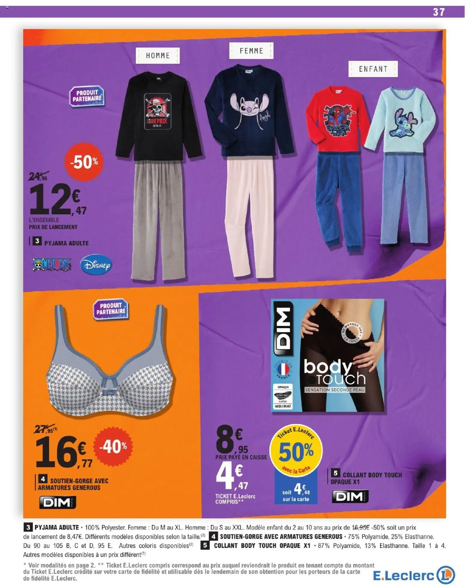 {H1} | Page: 37 | Produits: Body, Soutien-gorge, Pyjama