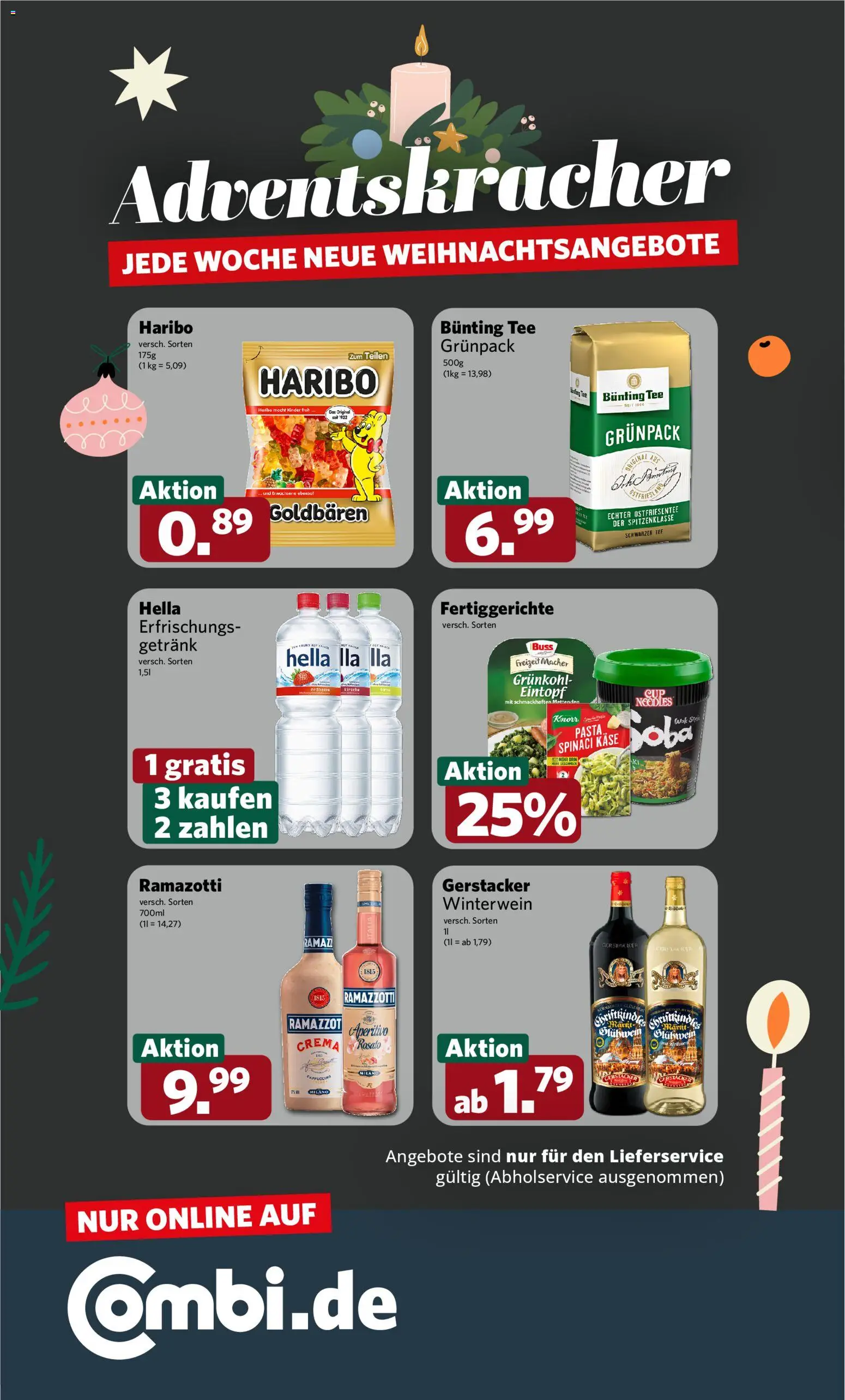 Combi Weihnachten – gültig ab 30.11.2025 | Seite: 2 | Produkte: Knorr, Hella, Fertiggerichte, Tee