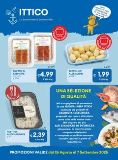 Volantino MD Discount del 26.08.2025 | Pagina: 14 | Prodotti: Salmone, Pomodoro, Alici, Olio di Oliva