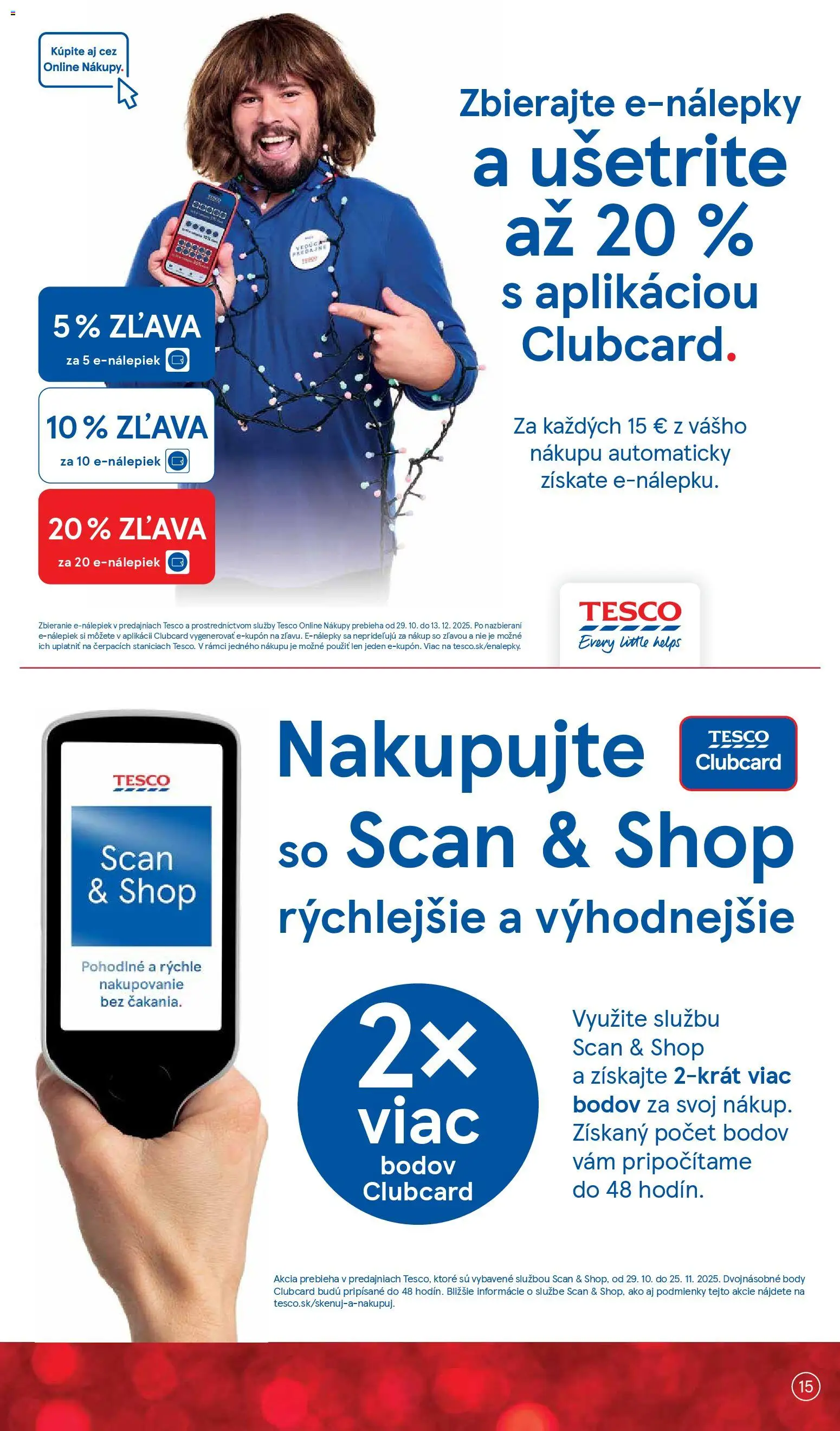 Nové Tesco akcie – leták je platný od 12.11.2025 | Strana: 15
