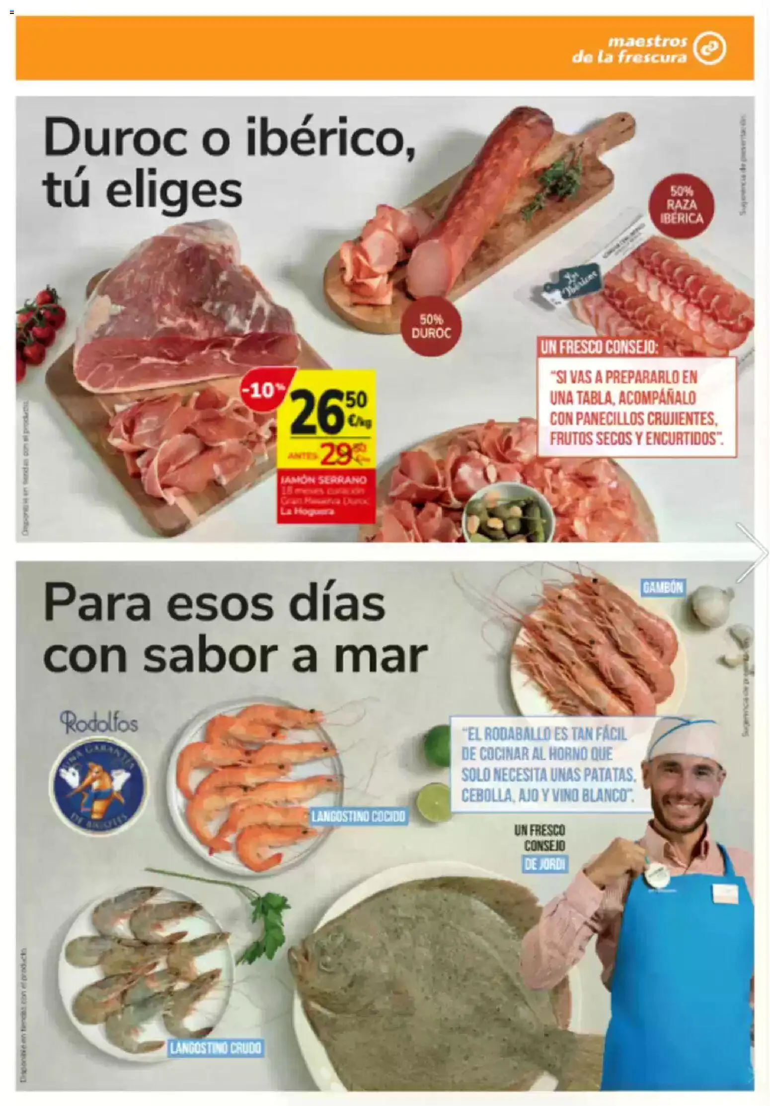 Consum folleto │ válido desde el 20.11.2025 | Página: 7 | Productos: Jamón serrano, Jamón, Frutos secos, Langostino